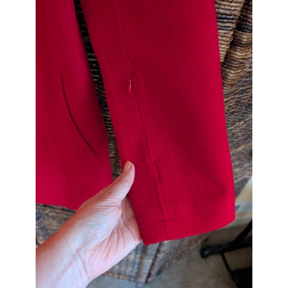 NWOT Pendleton Wool Duffle Pea Coat Women's Small Red Hudson Bay Classy Winter - Picture 5 of 11